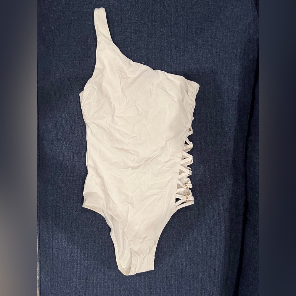 La Perla white one piece swimsuit